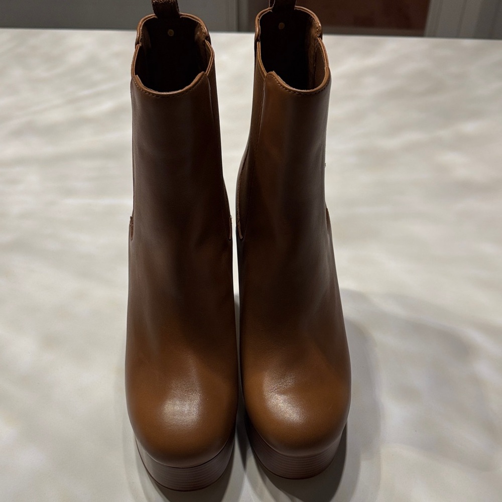 Brown Leather Ankle Boots